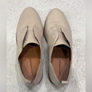 Lucky Brand Beige Oxfords